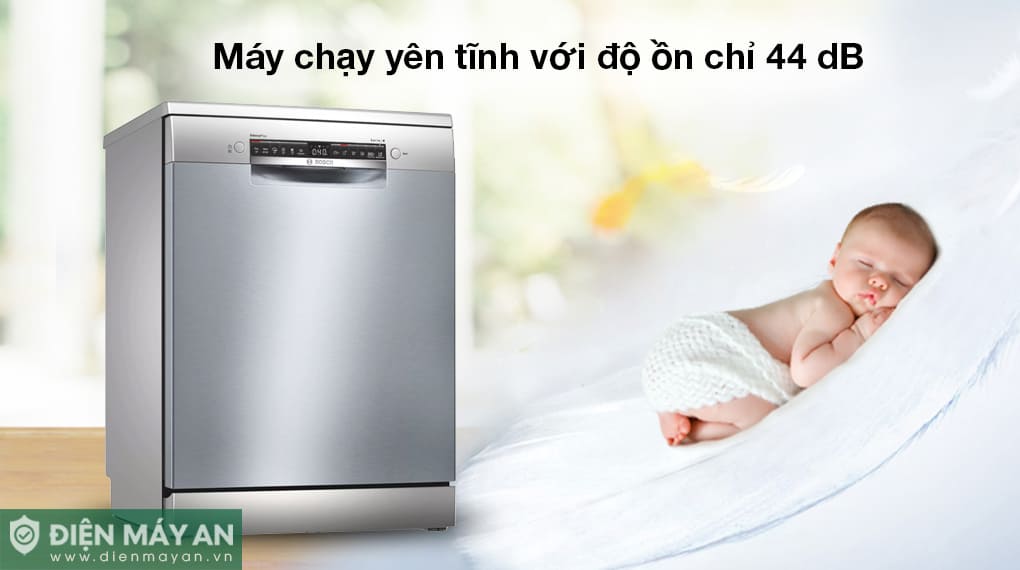 Máy rửa bát âm toàn phần Bosch Serie 4 SMV4HCX48E